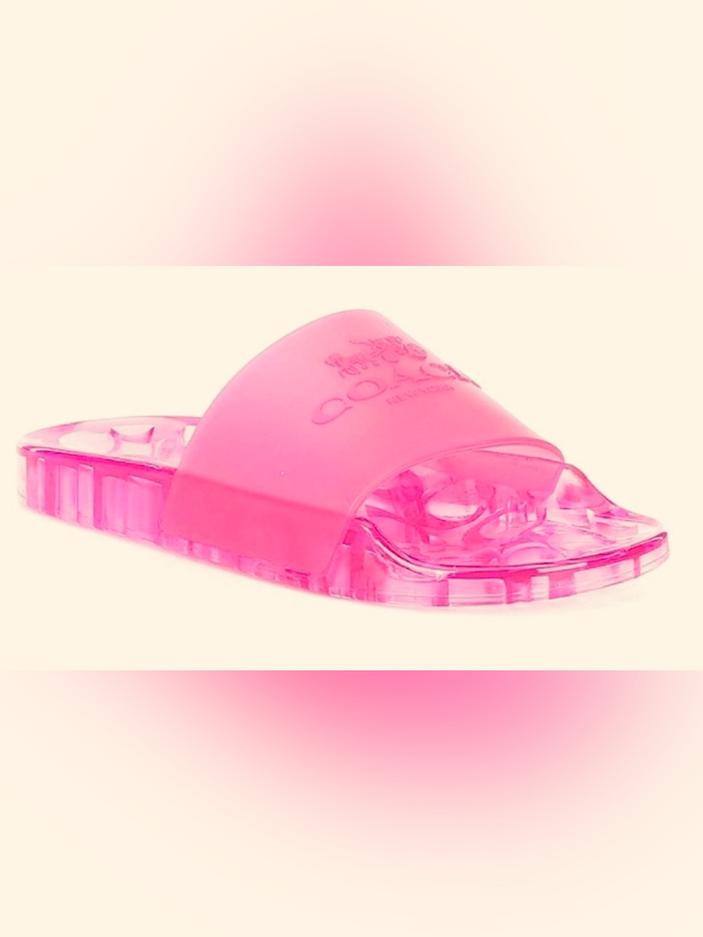 Coach jelly slides